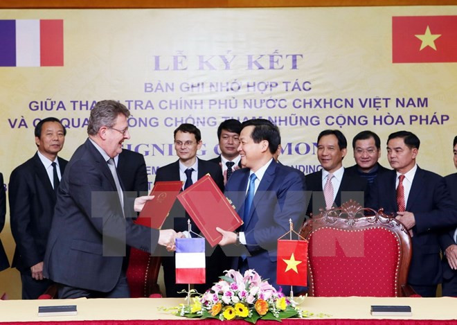 Le Vietnam et la France coopèrent dans la lutte contre la corruption ảnh 1 Le Vietnam et la France coopèrent dans la lutte contre la corruption ảnh 1