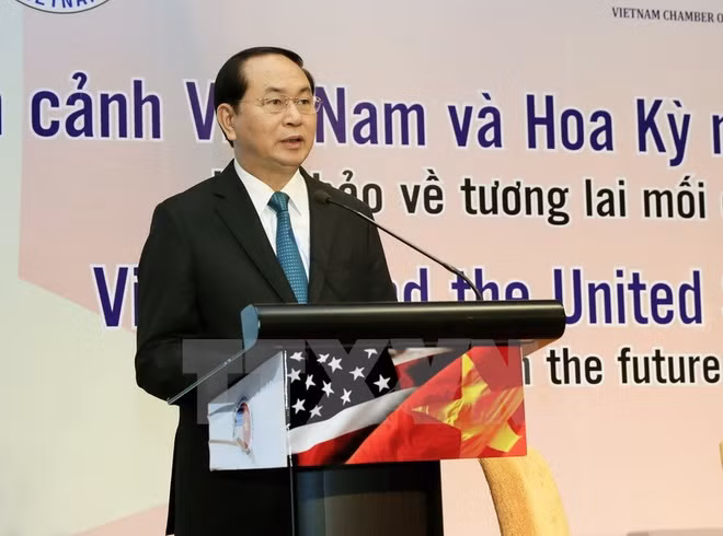 Le chef de l’Etat participe à un colloque sur les relations avec les Etats-Unis ảnh 1