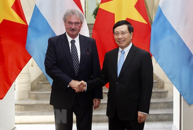 Le PM Pham Binh Minh reçoit le ministre luxembourgeois des AE et européennes ảnh 1 Le PM Pham Binh Minh reçoit le ministre luxembourgeois des AE et européennes ảnh 1