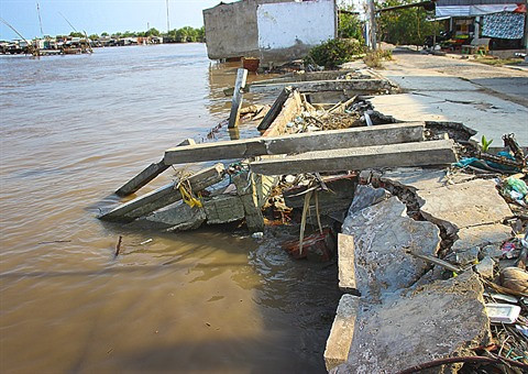 Une carte pour réduire les dégâts de l’érosion dans le delta du Mékong ảnh 2 Une carte pour réduire les dégâts de l’érosion dans le delta du Mékong ảnh 2