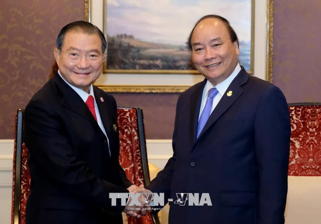 Le PM Nguyên Xuân Phuc multiplie ses rencontres en Thaïlande ảnh 3 Le PM Nguyên Xuân Phuc multiplie ses rencontres en Thaïlande ảnh 3