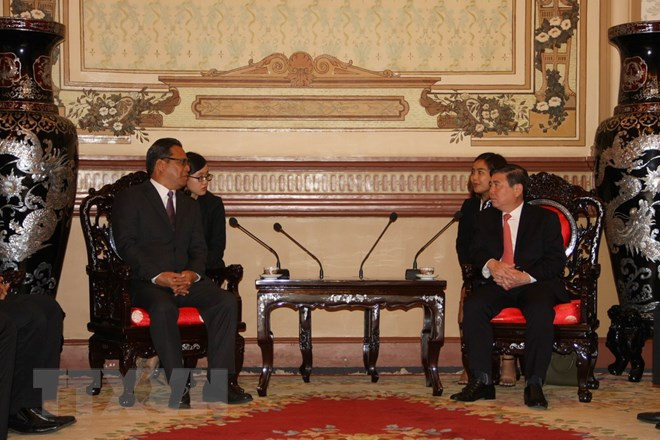 Une délégation de haut niveau du Congrès des Etats fédérés de Micronésie à Ho Chi MInh-Ville ảnh 1 Une délégation de haut niveau du Congrès des Etats fédérés de Micronésie à Ho Chi MInh-Ville ảnh 1