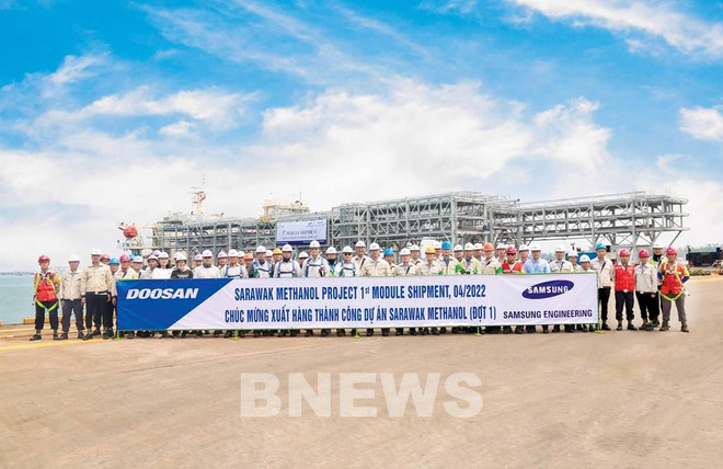 Neuf modules "Made in Vietnam" livrés à la raffinerie de Sarawak en Malaisie ảnh 1 Neuf modules "Made in Vietnam" livrés à la raffinerie de Sarawak en Malaisie ảnh 1