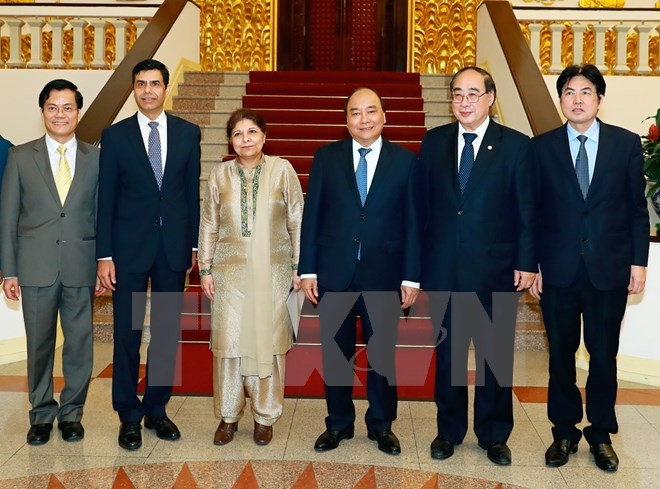 Le PM reçoit trois secrétaires généraux adjoints des Nations Unies ảnh 1 Le PM reçoit trois secrétaires généraux adjoints des Nations Unies ảnh 1