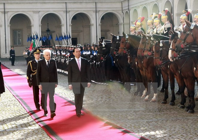 Le Vietnam prend en haute considération les relations de coopération multiforme avec l’Italie ảnh 1 Le Vietnam prend en haute considération les relations de coopération multiforme avec l’Italie ảnh 1