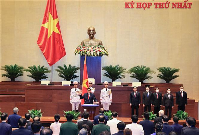 Le Premier ministre Pham Minh Chinh prête serment ảnh 2 Le Premier ministre Pham Minh Chinh prête serment ảnh 2