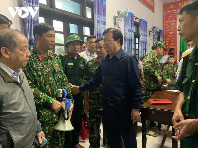 Glissement de terrain : Trinh Dinh Dung se rend à Phong Xuân ảnh 1 Glissement de terrain : Trinh Dinh Dung se rend à Phong Xuân ảnh 1