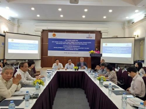 Consultations sur la stratégie de développement du commerce intérieur ảnh 1 Consultations sur la stratégie de développement du commerce intérieur ảnh 1