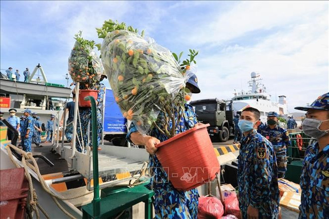 Des cadeaux du Têt en direction de Truong Sa ảnh 1 Des cadeaux du Têt en direction de Truong Sa ảnh 1