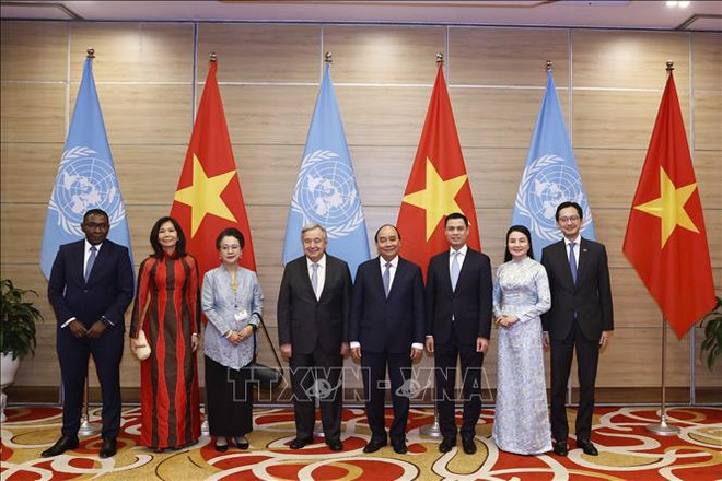 Cérémonie marquant le 45e anniversaire de l’adhésion du Vietnam à l’ONU ảnh 1 Cérémonie marquant le 45e anniversaire de l’adhésion du Vietnam à l’ONU ảnh 1