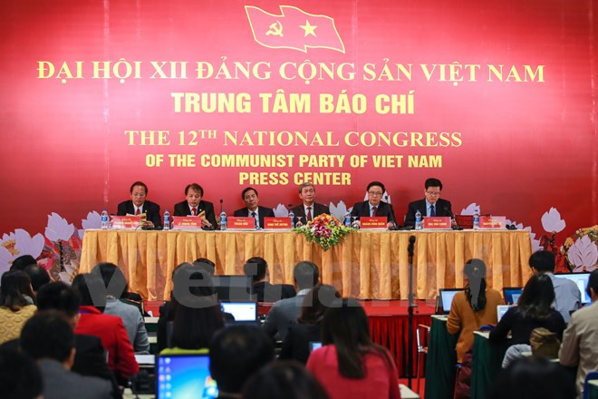 Conférence de presse sur le 12e Congrès national du Parti ảnh 1 Conférence de presse sur le 12e Congrès national du Parti ảnh 1