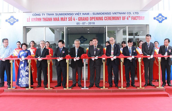 Sumidenso Vietnam inaugure sa 4e usine à Hai Duong ảnh 1 Sumidenso Vietnam inaugure sa 4e usine à Hai Duong ảnh 1