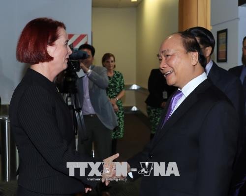 Le PM Nguyen Xuan Phuc entamme sa visite officielle en Nouvelle-Zélande ảnh 1 Le PM Nguyen Xuan Phuc entamme sa visite officielle en Nouvelle-Zélande ảnh 1