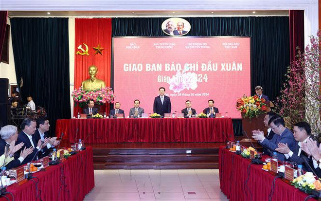 Le vice-Premier ministre Trân Luu Quang exhorte la presse à relever les défis ảnh 1 Le vice-Premier ministre Trân Luu Quang exhorte la presse à relever les défis ảnh 1