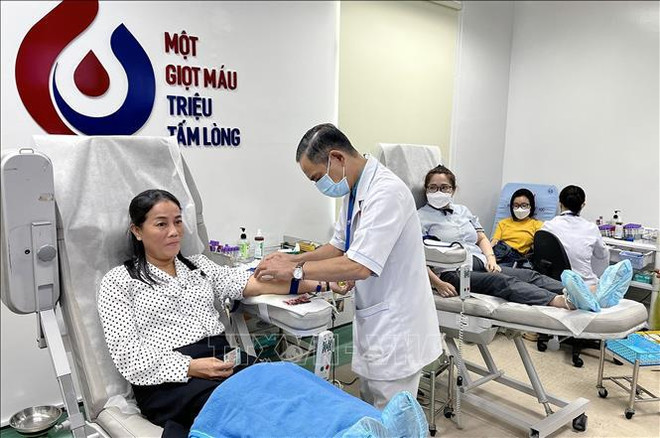 Près de 9.000 unités se sang collectées à la Fête du Printemps rouge ảnh 1 Près de 9.000 unités se sang collectées à la Fête du Printemps rouge ảnh 1