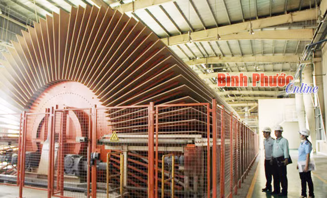 Binh Phuoc: mise en service de la plus grande usine de panneaux MDF d’Asie ảnh 1