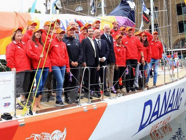 Un voilier baptisé Da Nang-Vietnam engagé à la "Clipper Race" ảnh 1 Un voilier baptisé Da Nang-Vietnam engagé à la "Clipper Race" ảnh 1