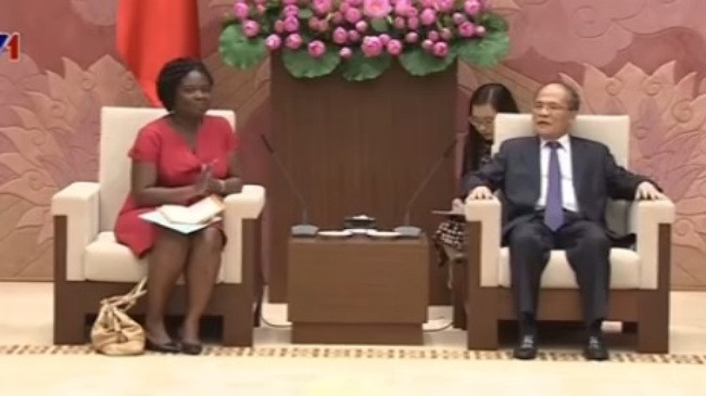 Le président de l’AN reçoit la directrice de la BM au Vietnam ảnh 1 Le président de l’AN reçoit la directrice de la BM au Vietnam ảnh 1