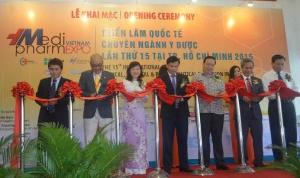 Ouverture de Vietnam Medi-Pharm Expo à Ho Chi Minh-Ville ảnh 1 Ouverture de Vietnam Medi-Pharm Expo à Ho Chi Minh-Ville ảnh 1