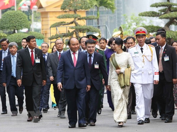 Le Vietnam et le Myanmar publient une déclaration commune ảnh 1 Le Vietnam et le Myanmar publient une déclaration commune ảnh 1