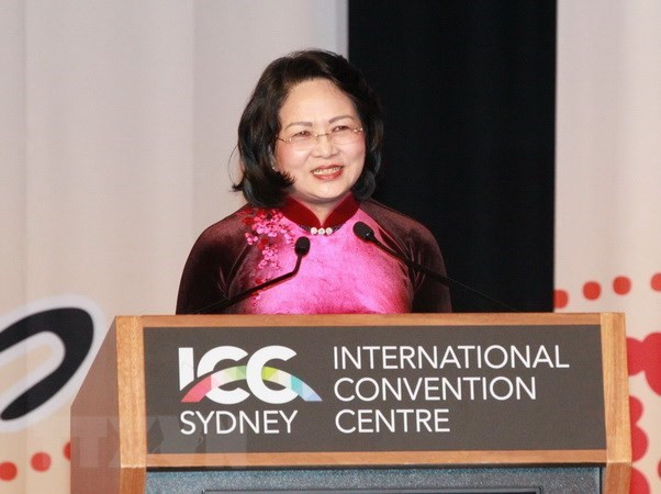 La vice-présidente Dang Thi Ngoc Thinh exhorte les femmes à tirer la connectivité économique ảnh 1 La vice-présidente Dang Thi Ngoc Thinh exhorte les femmes à tirer la connectivité économique ảnh 1