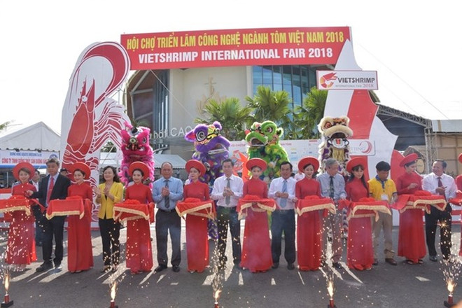 La deuxième foire-expo des technologies de la crevetticulture à Bac Lieu ảnh 1 La deuxième foire-expo des technologies de la crevetticulture à Bac Lieu ảnh 1