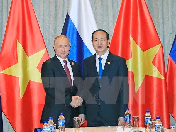 APEC 2017: rencontre Tran Dai Quang-Vladimir Poutine à Da Nang ảnh 1