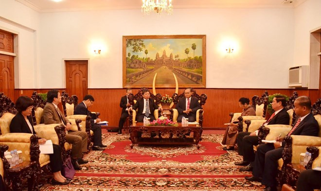 Une délégation du PCV en visite au Cambodge ảnh 1 Une délégation du PCV en visite au Cambodge ảnh 1