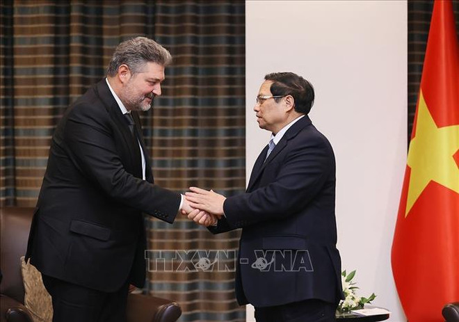 Le PM Pham Minh Chinh reçoit les dirigeants de grands groupes turcs ảnh 2 Le PM Pham Minh Chinh reçoit les dirigeants de grands groupes turcs ảnh 2