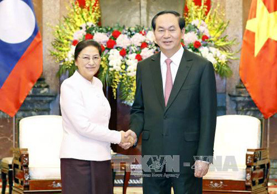 Vietnam-Laos:: Le président invite les deux AN à œuvrer à la réalisation des accords ảnh 1 Vietnam-Laos:: Le président invite les deux AN à œuvrer à la réalisation des accords ảnh 1