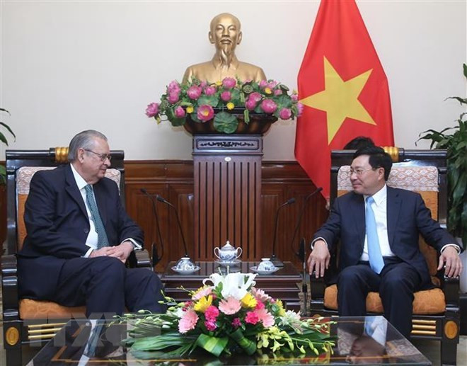 Le vice-PM Pham Binh Minh reçoit le président du groupe de vision de l'APEC ảnh 1 Le vice-PM Pham Binh Minh reçoit le président du groupe de vision de l'APEC ảnh 1