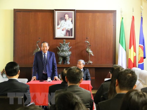Le vice-PM Truong Hoa Binh poursuit sa visite au Vatican ảnh 1 Le vice-PM Truong Hoa Binh poursuit sa visite au Vatican ảnh 1