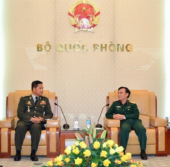 Le Vietnam et le Cambodge intensifient la coopération en matière d'information militaire ảnh 1 Le Vietnam et le Cambodge intensifient la coopération en matière d'information militaire ảnh 1