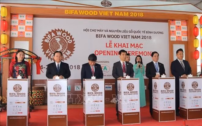 Une foire internationale de l’industrie du bois s'ouvre à Binh Duong ảnh 1 Une foire internationale de l’industrie du bois s'ouvre à Binh Duong ảnh 1