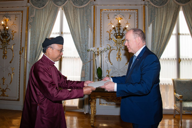 L'ambassadeur du Vietnam Dinh Toan Thang présente ses lettres de créance à Monaco ảnh 1 L'ambassadeur du Vietnam Dinh Toan Thang présente ses lettres de créance à Monaco ảnh 1
