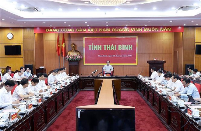 Le PM Pham Minh Chinh exhorte Thai Binh à élargir son espace de développement vers la mer ảnh 1 Le PM Pham Minh Chinh exhorte Thai Binh à élargir son espace de développement vers la mer ảnh 1