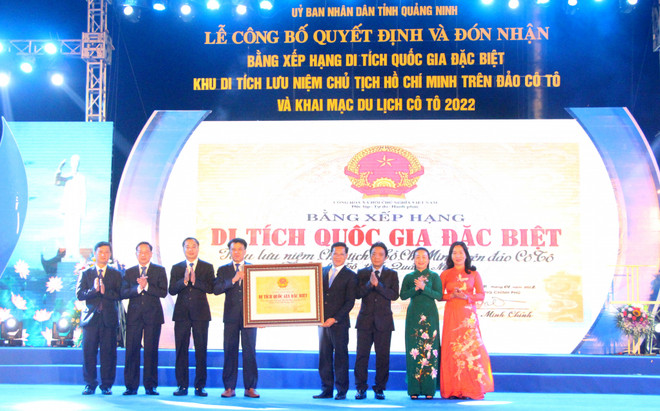 Quang Ninh: l’île de Co To a un site national spécial commémoratif du Président Ho Chi Minh ảnh 1 Quang Ninh: l’île de Co To a un site national spécial commémoratif du Président Ho Chi Minh ảnh 1