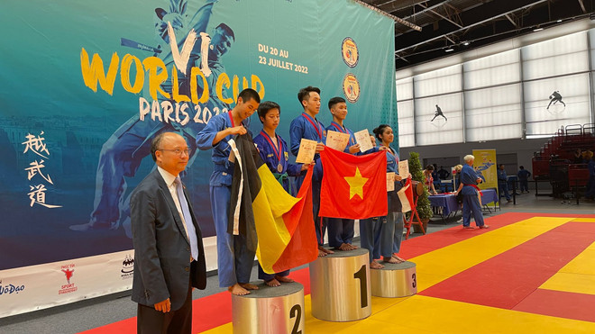 Une centaine de médaille remise à la 6e Coupe du Monde de Vovinam - Việt Võ Đạo en France ảnh 4