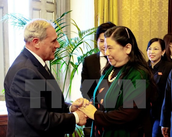 Visite de travail de la vice-présidente de l’AN Tong Thi Phong en Italie ảnh 1 Visite de travail de la vice-présidente de l’AN Tong Thi Phong en Italie ảnh 1