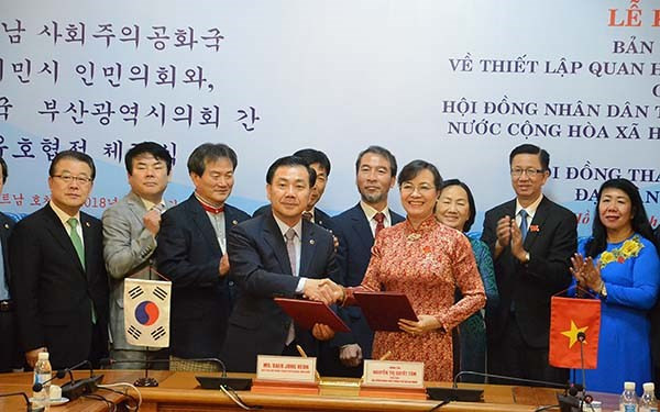Ho Chi Minh-Ville et Pusan intensifient leurs relations d'amitié et de coopération ảnh 1 Ho Chi Minh-Ville et Pusan intensifient leurs relations d'amitié et de coopération ảnh 1
