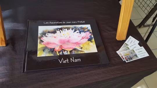 Exposition sur le Vietnam d'un peintre français ảnh 2