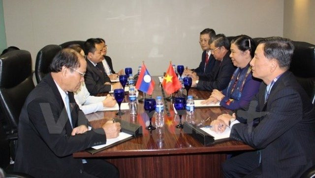 AIPA-38 : Tong Thi Phong à la rencontre des dirigeants de l’AN des pays ảnh 1 AIPA-38 : Tong Thi Phong à la rencontre des dirigeants de l’AN des pays ảnh 1