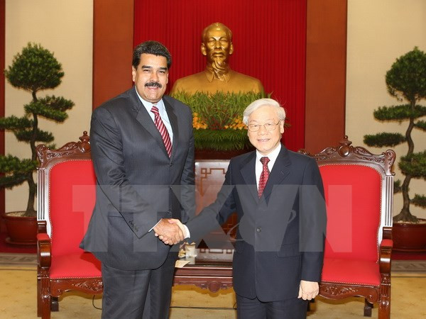 Des dirigeants reçoivent le président vénézuélien ảnh 1 Des dirigeants reçoivent le président vénézuélien ảnh 1