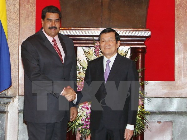 Entretien Truong Tan Sang-Nicolás Maduro ảnh 1 Entretien Truong Tan Sang-Nicolás Maduro ảnh 1