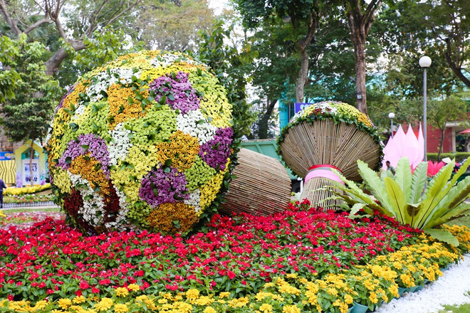 700.000 visiteurs à la Fête des fleurs printanières de Ho Chi Minh-Ville ảnh 1 700.000 visiteurs à la Fête des fleurs printanières de Ho Chi Minh-Ville ảnh 1