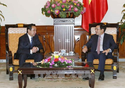 Le vice-Premier ministre Pham Binh Minh reçoit l'ambassadeur de Mongolie ảnh 1 Le vice-Premier ministre Pham Binh Minh reçoit l'ambassadeur de Mongolie ảnh 1