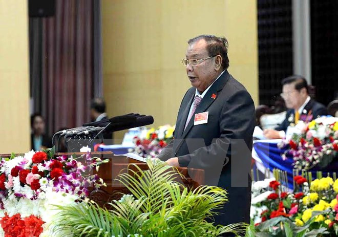 Clôture du 10e Congrès national du Parti populaire révolutionnaire du Laos ảnh 1 Clôture du 10e Congrès national du Parti populaire révolutionnaire du Laos ảnh 1