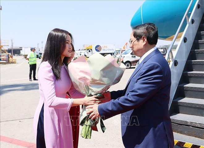 Le Premier ministre Pham Minh Chinh entame sa visite officielle au Brésil ảnh 1 Le Premier ministre Pham Minh Chinh entame sa visite officielle au Brésil ảnh 1