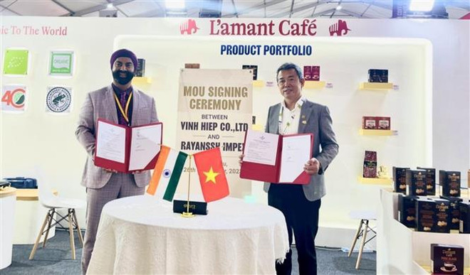 L'amant Café signe un protocole d'accord pour distribuer des produits de café en Inde ảnh 1 L'amant Café signe un protocole d'accord pour distribuer des produits de café en Inde ảnh 1