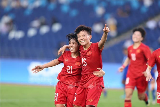 ASIAD 2023 : l'équipe nationale de football féminin du Vietnam fait un bon début ảnh 3 ASIAD 2023 : l'équipe nationale de football féminin du Vietnam fait un bon début ảnh 3